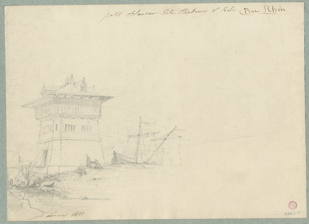 PETIT BLOCKHAUS SUR LE RHIN PRES DE STRASBOURG